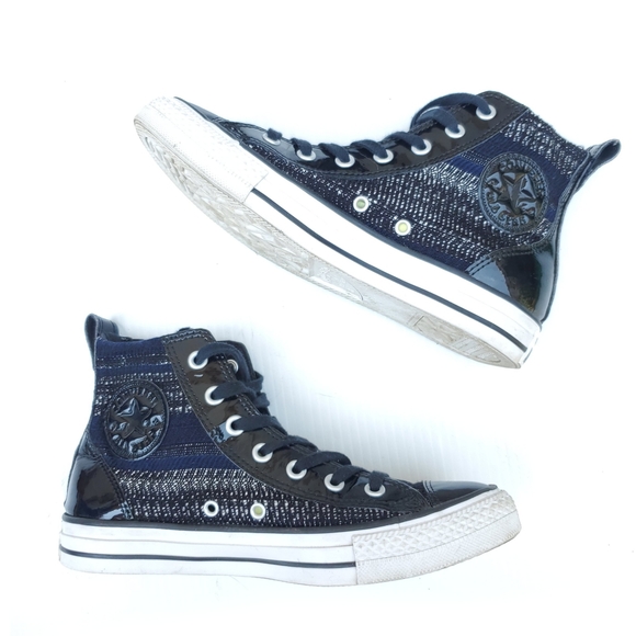 converse woven high top